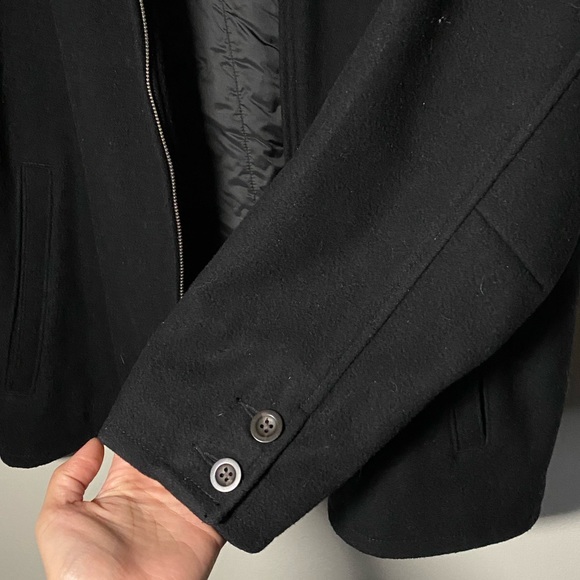 GAP Wool-blend zip up coat - Picture 4 of 5